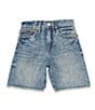 Color:Falcon - Image 1 - Little Boys 2T-7 Sullivan Slim Fit Cut-Off Denim Shorts