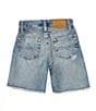 Color:Falcon - Image 2 - Little Boys 2T-7 Sullivan Slim Fit Cut-Off Denim Shorts