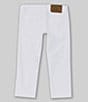 Color:White - Image 2 - Little Boys 2T-7 Sullivan Stretch Denim Mid-Rise Jeans