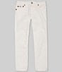 Color:Cohen White - Image 1 - Little Boys 2T-7 Sullivan Stretch Denim Mid-Rise Jeans