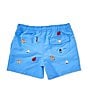 Polo Ralph Lauren Little Boys Traveler Schiffli-Embroidered Swim Trunks, Color:Nantucket Blue - Image 2