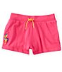 Color:Accent Pink - Image 1 - Little Girls 2T-6X Big Pony Spa Terry Shorts