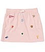Color:Hint Of Pink - Image 1 - Little Girls 2T-6X Collegiate-Icon Mesh Skirt