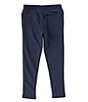 Color:French Navy - Image 2 - Little Girls 2T-6X French Terry Legging