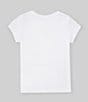 Polo Ralph Lauren Little Girls 2T-6X Short Sleeve Americana Polo Bear Jersey T-Shirt, Color:White - Image 2