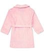 Color:Carmel - Image 2 - Little Girls 2T-6X Polo Bear Terry Robe