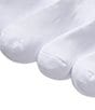 Polo Ralph Lauren Little/Big Girls 4-11 Performance Cushioned Solid Quarter Sock 6-Pack, Color:Bright White - Image 3