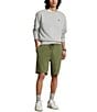 Color:Canopy Olive - Image 3 - Logo Double-Knit Mesh 9#double; Inseam Shorts