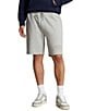 Color:Andover Heather - Image 1 - Logo Double-Knit Mesh 9#double; Inseam Shorts