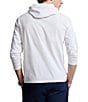 Color:White - Image 2 - Logo Jersey Long Sleeve Hoodie T-Shirt