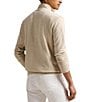 Polo Ralph Lauren Long Sleeve Luxury Jersey Quarter-Zip Pullover, Color:Expedition Dune Heather - Image 2