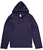 Polo Ralph Lauren Long Sleeve Mercerized Sleep Hoodie, Color:Cruise Navy/Gold Bugle - Image 1