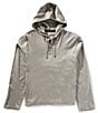 Polo Ralph Lauren Long Sleeve Mercerized Sleep Hoodie, Color:Andover Heather/Cruise Navy - Image 1
