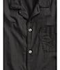 Color:Black - Image 4 - Long Sleeve Woven Soho Plaid Pajama Top