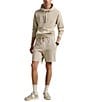 Polo Ralph Lauren Loop-Back Fleece 6.5#double; Inseam Shorts, Color:Stoneware Grey - Image 3