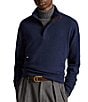 Polo Ralph Lauren Luxury Herringbone Printed Quarter-Zip Jersey Pullover - Image 4