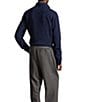 Polo Ralph Lauren Luxury Herringbone Printed Quarter-Zip Jersey Pullover - Image 5
