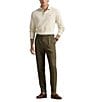 Polo Ralph Lauren Luxury Jersey Long Sleeve Polo Shirt, Parchment Cream - Image 3