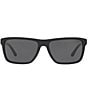 Color:Shiny Black - Image 2 - Men's Ph4153 58mm Rectangle Sunglasses