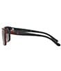 Color:Shiny Black - Image 3 - Men's Ph4153 58mm Rectangle Sunglasses