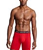 Color:Assorted - Image 4 - Men's Breathable Mesh Boxer Briefs 5-Pack Set