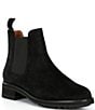 Color:Black - Image 1 - Men's Bryson Waxed Suede Chelsea Boots