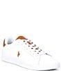 Color:White/Tan - Image 1 - Men's Heritage Court II Leather Sneakers