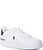 Polo Ralph Lauren Men's Masters Court Embossed Logo Leather Sneakers - Image 1