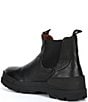 Color:Black - Image 3 - Men's Oslo Leather Chelsea Boots