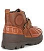 Color:Tan - Image 2 - Men's Oslo Low Leather and Suede Waterproof Lug Sole Boots