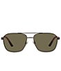 Color:Matte Gunmetal - Image 2 - Men's Ph3140 59mm Pilot Sunglasses