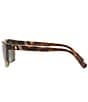 Color:Havana - Image 3 - Men's Ph4133 59mm Rectangle Sunglasses