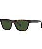 Color:Havana - Image 1 - Men's Ph4167 56mm Square Sunglasses