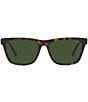 Color:Havana - Image 2 - Men's Ph4167 56mm Square Sunglasses