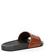 Color:Dark Brown/Snuff - Image 2 - Men's Polo Leather Slides
