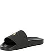 Color:Black/Gold - Image 4 - Men's Polo Slides