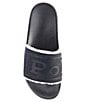 Color:Black - Image 5 - Men's Polo Suede and Shearling Slides