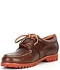 Color:Chocolate Brown - Image 4 - Men's Ranger Leather Boat Shoes