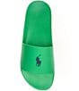 Color:Green/Navy - Image 5 - Men's Signature Polo Slides