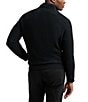 Polo Ralph Lauren Big & Tall Mesh Knit Cotton Quarter-Zip Sweater, Color:New Polo Black - Image 2