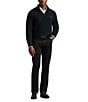 Polo Ralph Lauren Big & Tall Mesh Knit Cotton Quarter-Zip Sweater, Color:New Polo Black - Image 3
