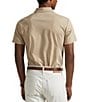 Polo Ralph Lauren Mini Horseshoe Print Short Sleeve Polo Shirt, Color:Warm Brown Heather - Image 2