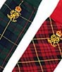 Polo Ralph Lauren Mismatch Paired Monogram Tartan Socks - Image 2