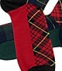 Polo Ralph Lauren Mismatch Paired Monogram Tartan Socks - Image 3