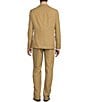 Color:Coastal Beige - Image 2 - Modern Fit Flat Front Linen-Blend 2-Piece Suit