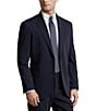 Color:Blue - Image 2 - Performance Modern Fit Flat Front Pinstripe Twill 2-Piece Suit