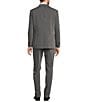 Color:Light Grey - Image 2 - Modern Fit Performance Flat Front Twill 2-Piece Suit