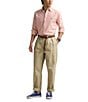 Polo Ralph Lauren Oxford Long Sleeve Woven Shirt, Color:Kona Orange - Image 3