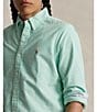 Color:Classic Kelly - Image 5 - Oxford Long-Sleeve Woven Shirt