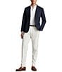 Color:Navy - Image 3 - Performance Stretch Twill Suit Separates Blazer